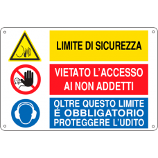 attenzione limite di sicurezza attenzione limite di sicurezza